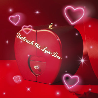 Red Apple Gift Box With Luxurious Necklace
