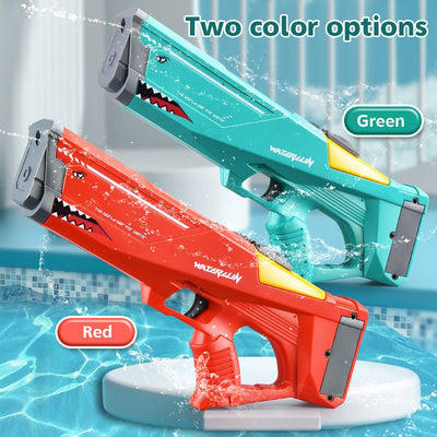 Automatic Electric Water Gun Toys Shark High Pressure Outdoor Summer Beach Toy Kids Adult Water Fight Pool Party Water Toy - Just4U