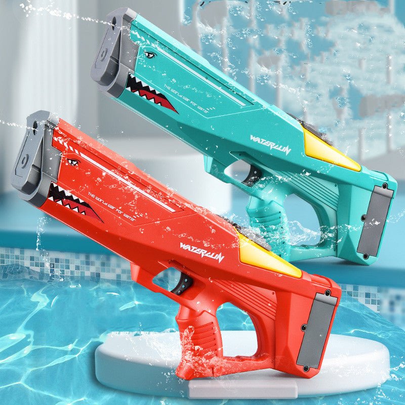 Automatic Electric Water Gun Toys Shark High Pressure Outdoor Summer Beach Toy Kids Adult Water Fight Pool Party Water Toy - Just4U