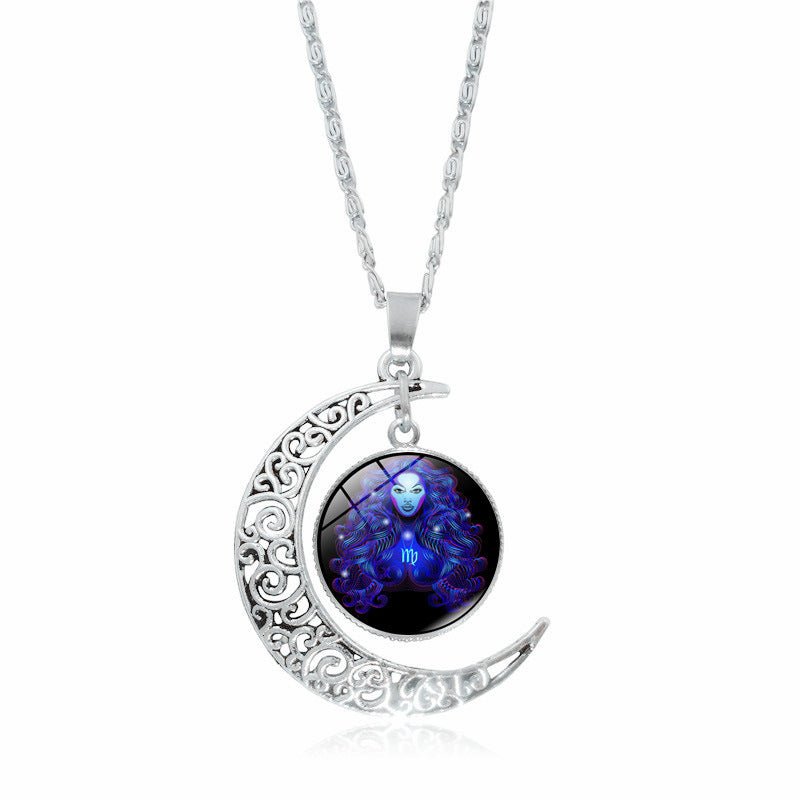 Constellation Necklace with Zodiac Time Stone - Just4U