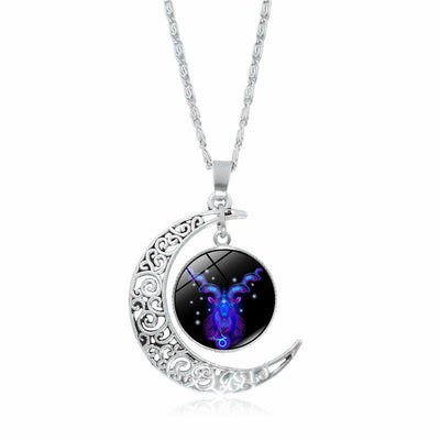 Constellation Necklace with Zodiac Time Stone - Just4U