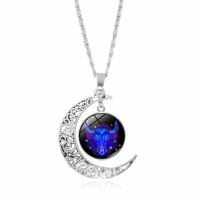 Constellation Necklace with Zodiac Time Stone - Just4U