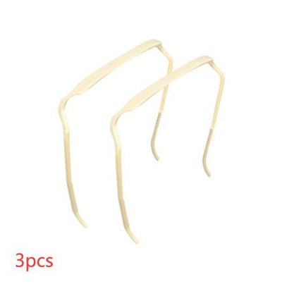 Curly Hair Headbands Thick Hair Medium Headbands For Women'Hair Invisible Hair Hoop Hairstyle Fixing Tool For Curly Hair - Just4U