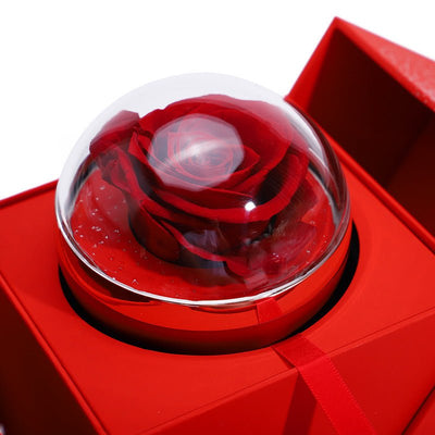 Exquisite Eternal Rose Box Jewelry Case - Just4U