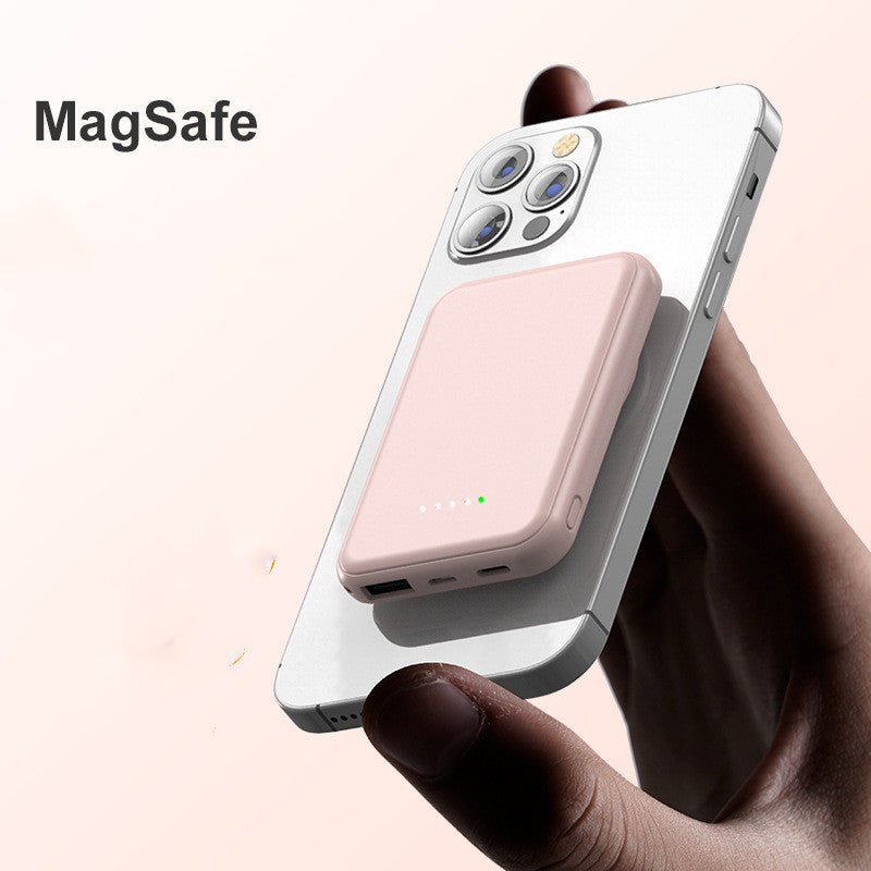 Mini Fast Charging Magnetic Wireless Power Bank 5000 MAh Portable - Just4U