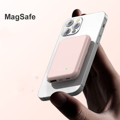 Mini Fast Charging Magnetic Wireless Power Bank 5000 MAh Portable - Just4U