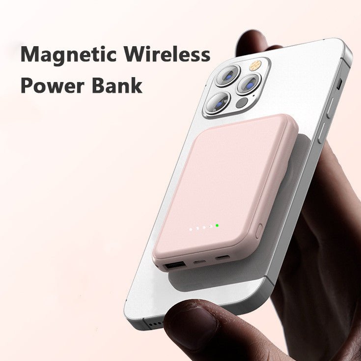 Mini Fast Charging Magnetic Wireless Power Bank 5000 MAh Portable - Just4U