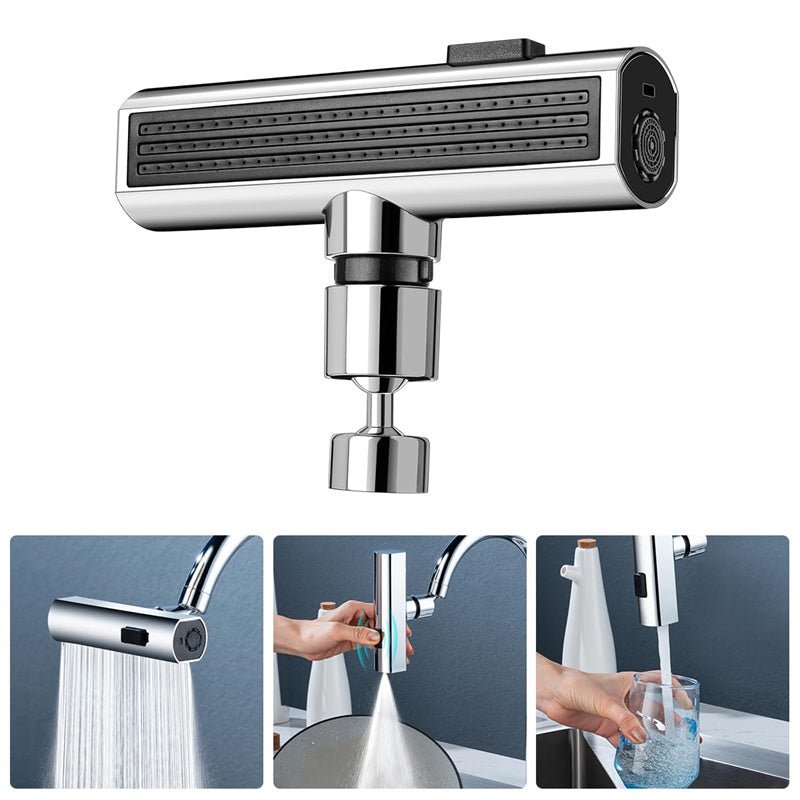 Multifunctional 3-in-1 kitchen faucet outlet - Just4U