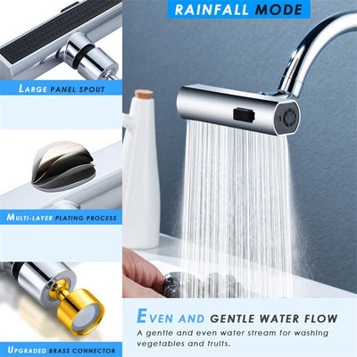 Multifunctional 3-in-1 kitchen faucet outlet - Just4U