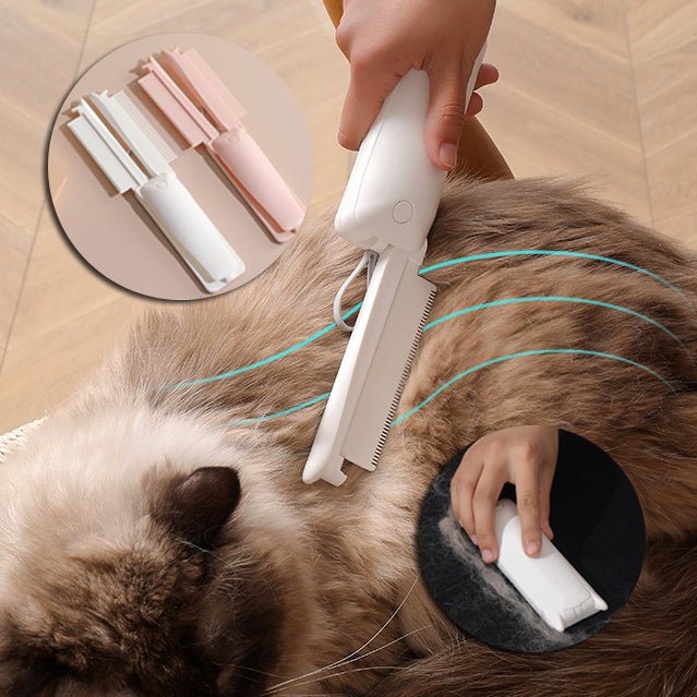 Pet Groomer Pet Hair Removal Brush Cat Grooming Brush Dog Cat Massage Epilator To Remove Floating Hair Cat Hair Dog Pet Supplies - Just4U