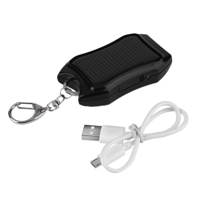 Solar Phone Power Bank Flashlight Keychain - Just4U