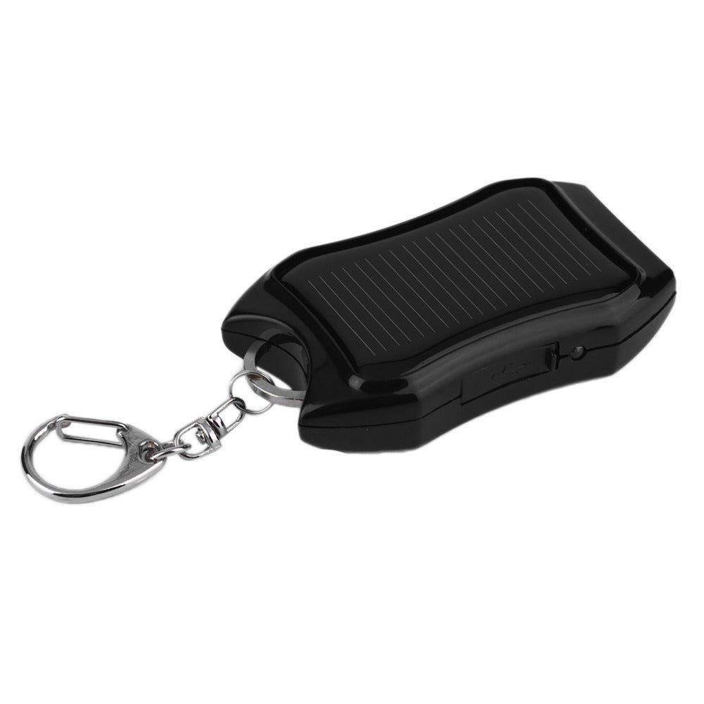 Solar Phone Power Bank Flashlight Keychain - Just4U