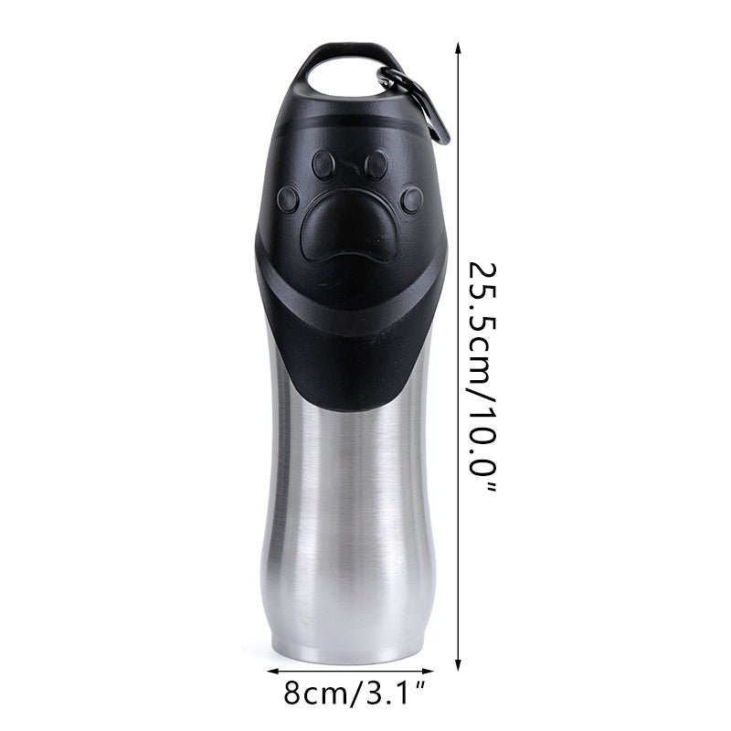 Stainless Steel Pets Drinking Water Bottle - Just4U