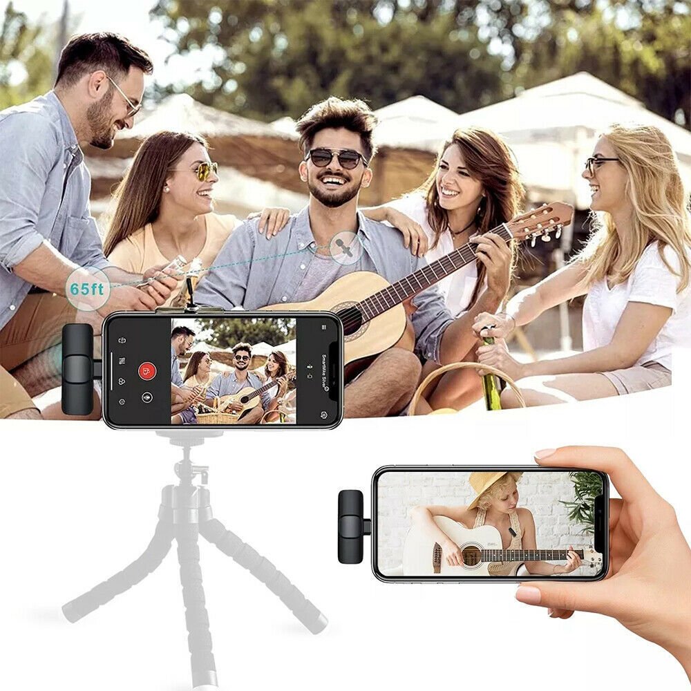 Wireless Lavalier Mini Microphone - Just4U