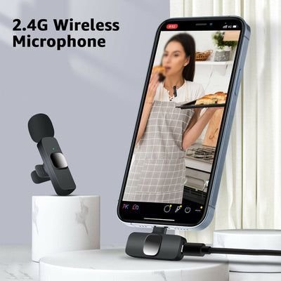 Wireless Lavalier Mini Microphone - Just4U